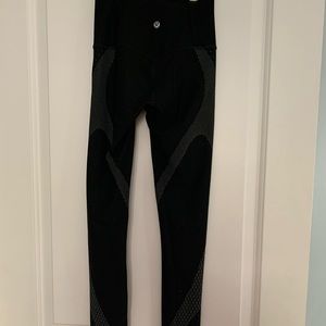 Black with green lululemon leggings
